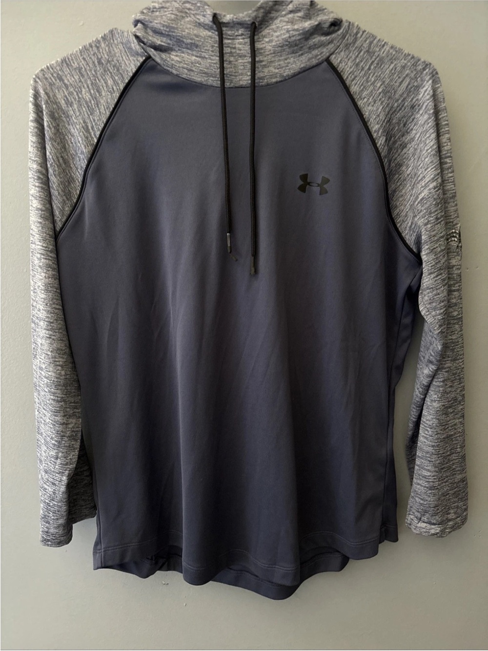 Under Armour Women's Velocity Tech Quick Dry Hoodie Medium Heatgear Blue Medium